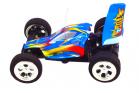 Mini High-Speed USB Charging 5-CH Kart Car Racer  with Remote Controller  Blue Orange