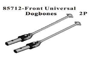Steel Front Universal Drive Shaft 2pcs (85712)
