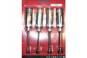 Pack of 4 socket screwdrivers (8831)