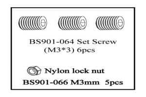 M3 locknut (BS901-066)