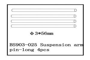 Suspension Arm Pin-Long(?3*56mm)  4 PCS (BS903-025)