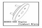 Engine Flywheel W/Pin (BS903-050)