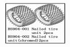 Tire Unit-nail type 2 PCS (BS904-001)