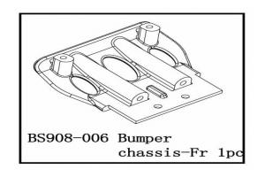 Front bumper bottom bracket (BS908-006)