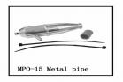 Tune pipe set (metal)-Hopup of BS903-041 (MPO-15)