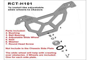 Aluminum Crawler Wheel for RS10 Crawler (RCT-H101)