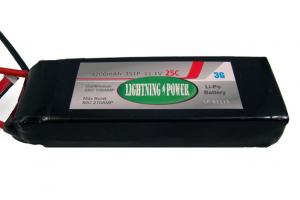 Lightning Power 4200mAh 25C 3S1P 11.1V Lithum Polymer Battery